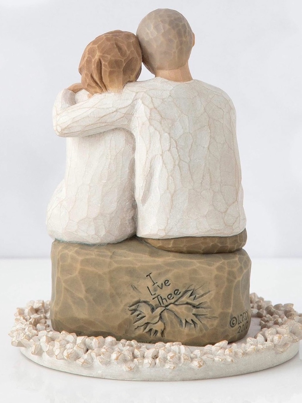 Willow Tree Anniversary, Sculpted Hand-Painted Cake Topper - Picture 5 of 9